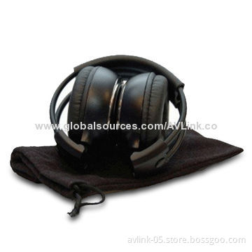 Portable 2.4GHz Digital Wireless Headphones with USB Connector and Built-in Microphone